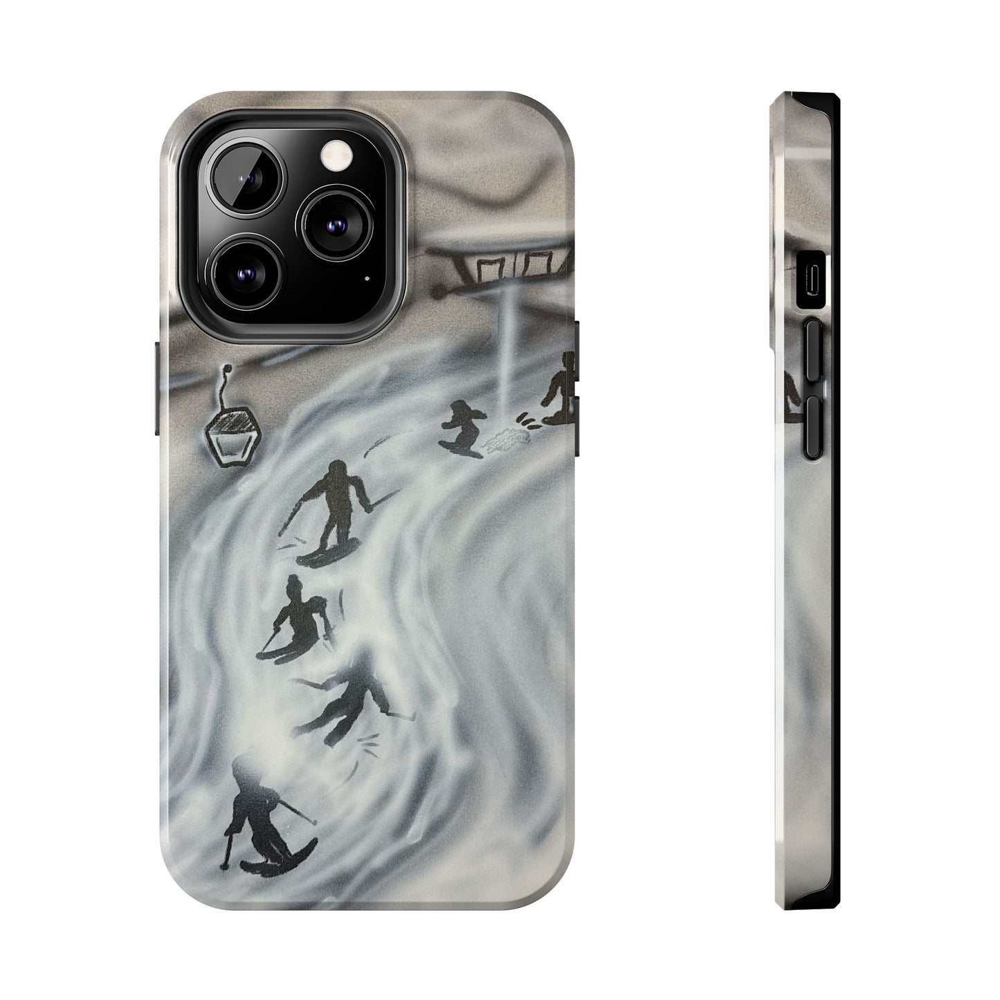 "arctic avalanche" airbrush iPhone case