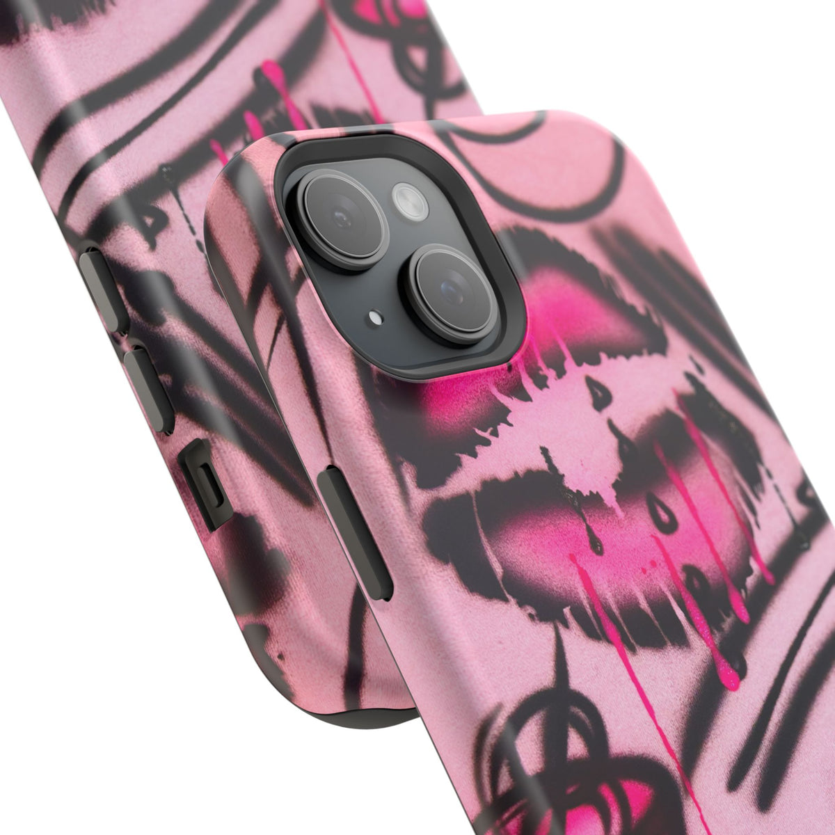 MagSafe "glossy pout" airbrush iPhone case