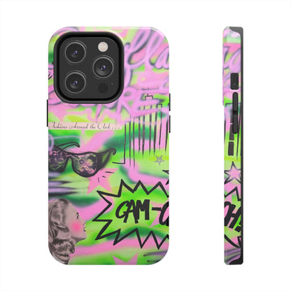 "green camo" airbrush iPhone case