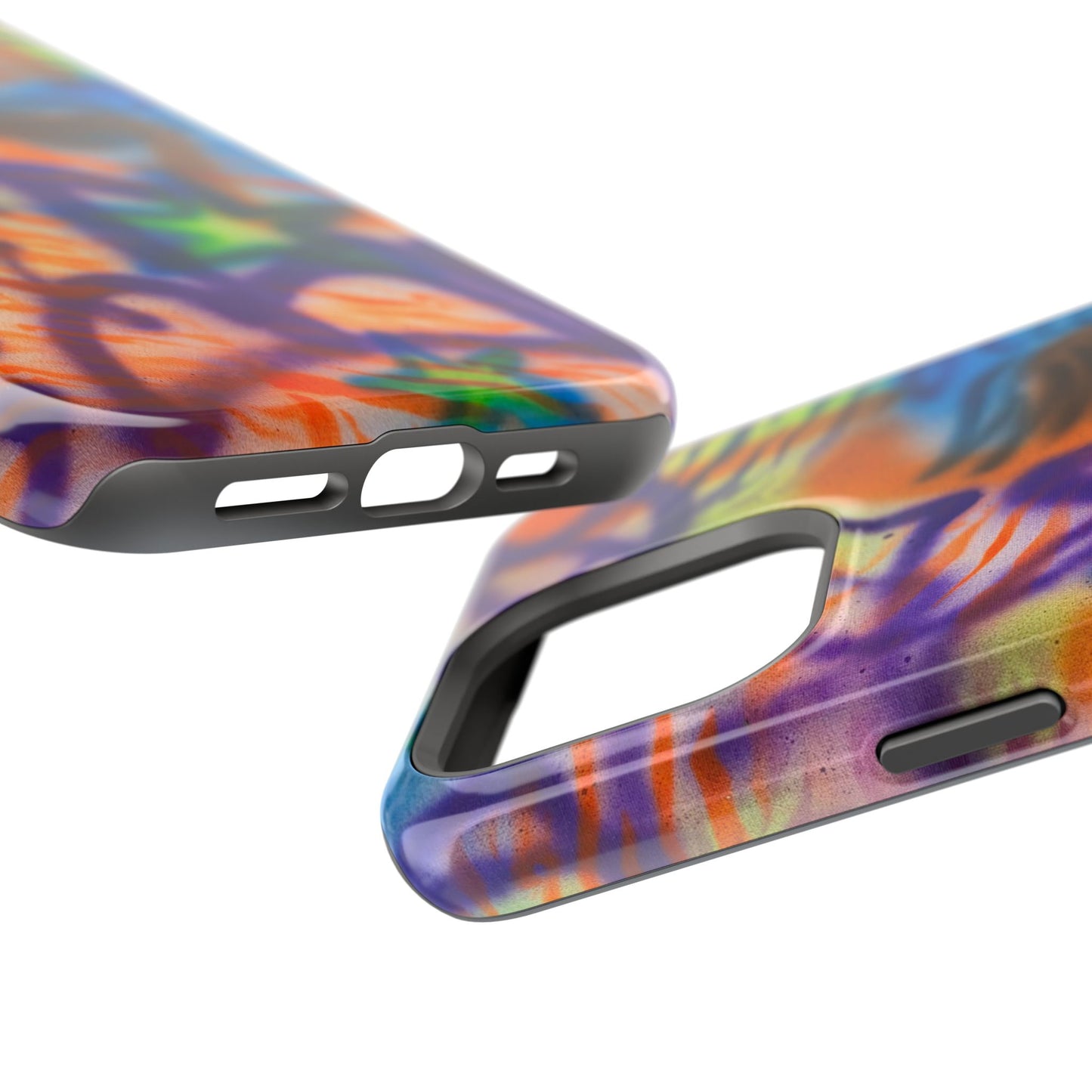 MagSafe "streetwear angel" airbrush iPhone case