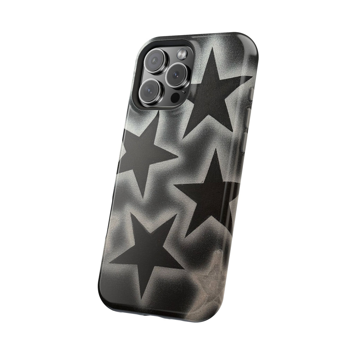 MagSafe "chrome stars" airbrush iPhone case