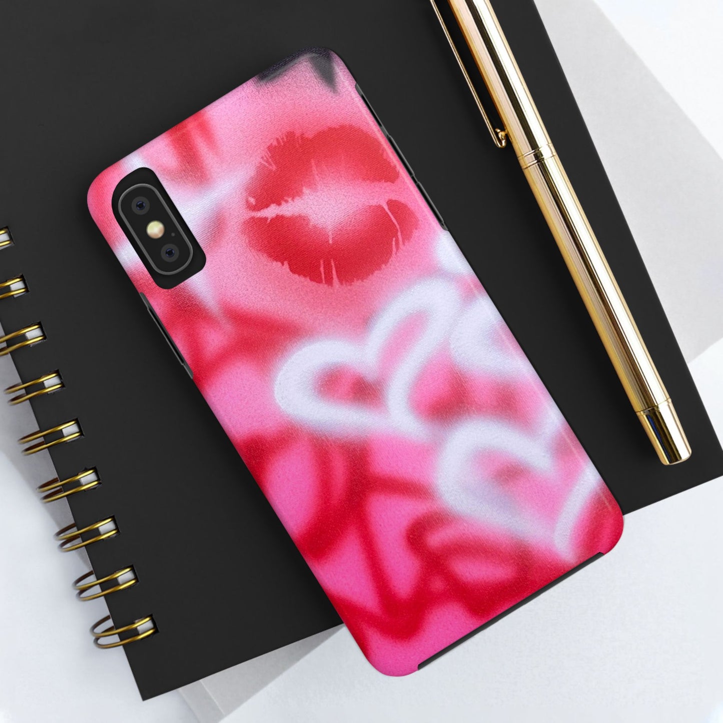 "romantic rush" airbrush iPhone case