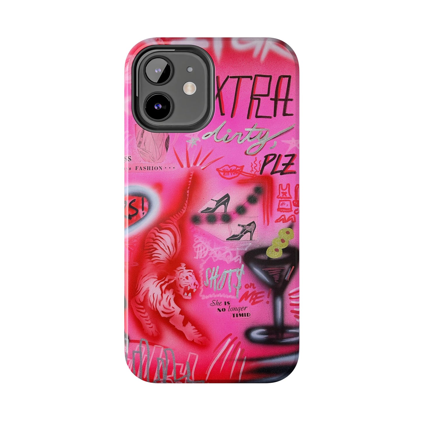 "extra dirty, plz!" airbrush iPhone case