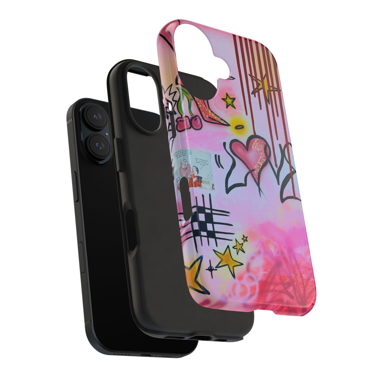 "cherry luvr" airbrush iPhone case