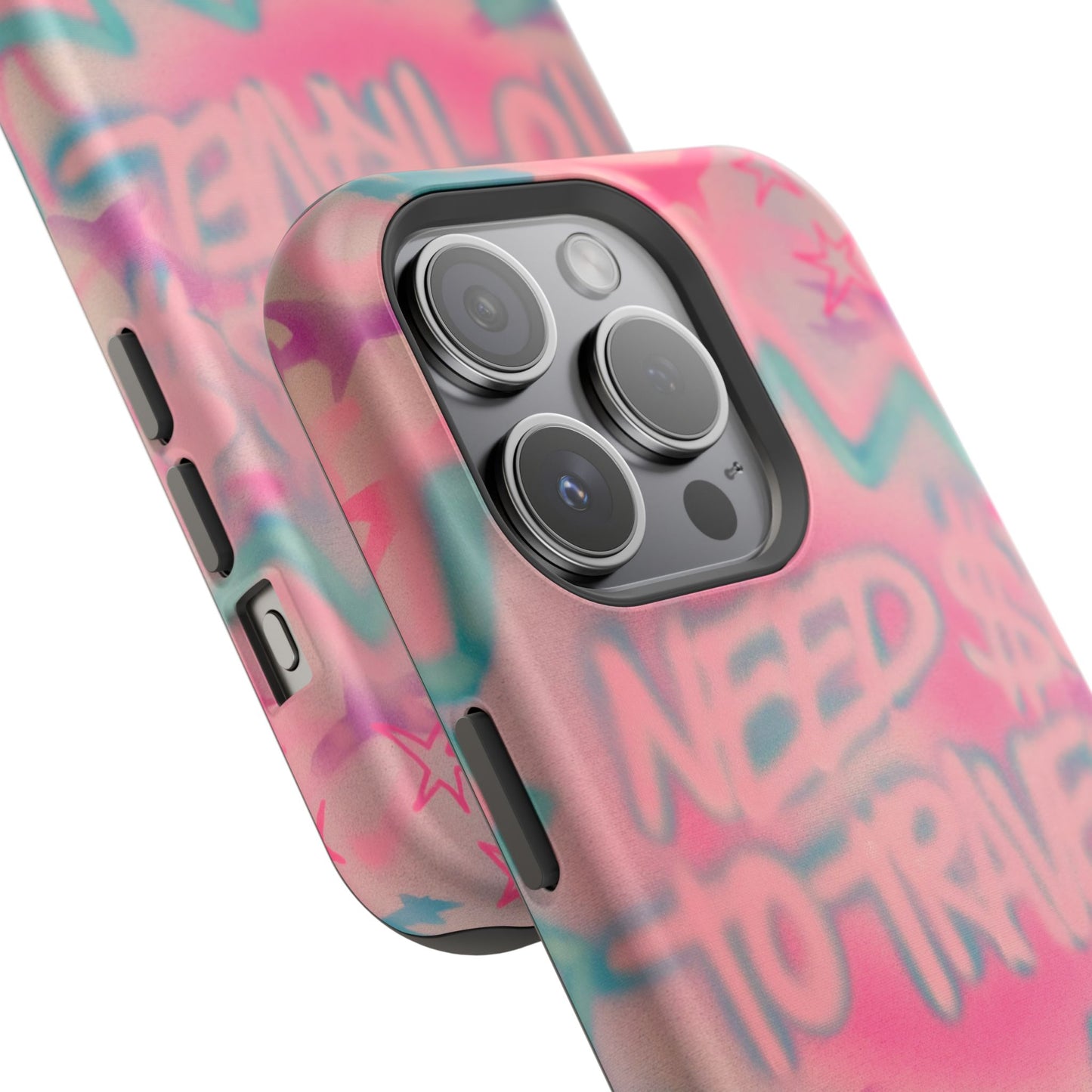 MagSafe "need $$ to travel" airbrush iPhone case