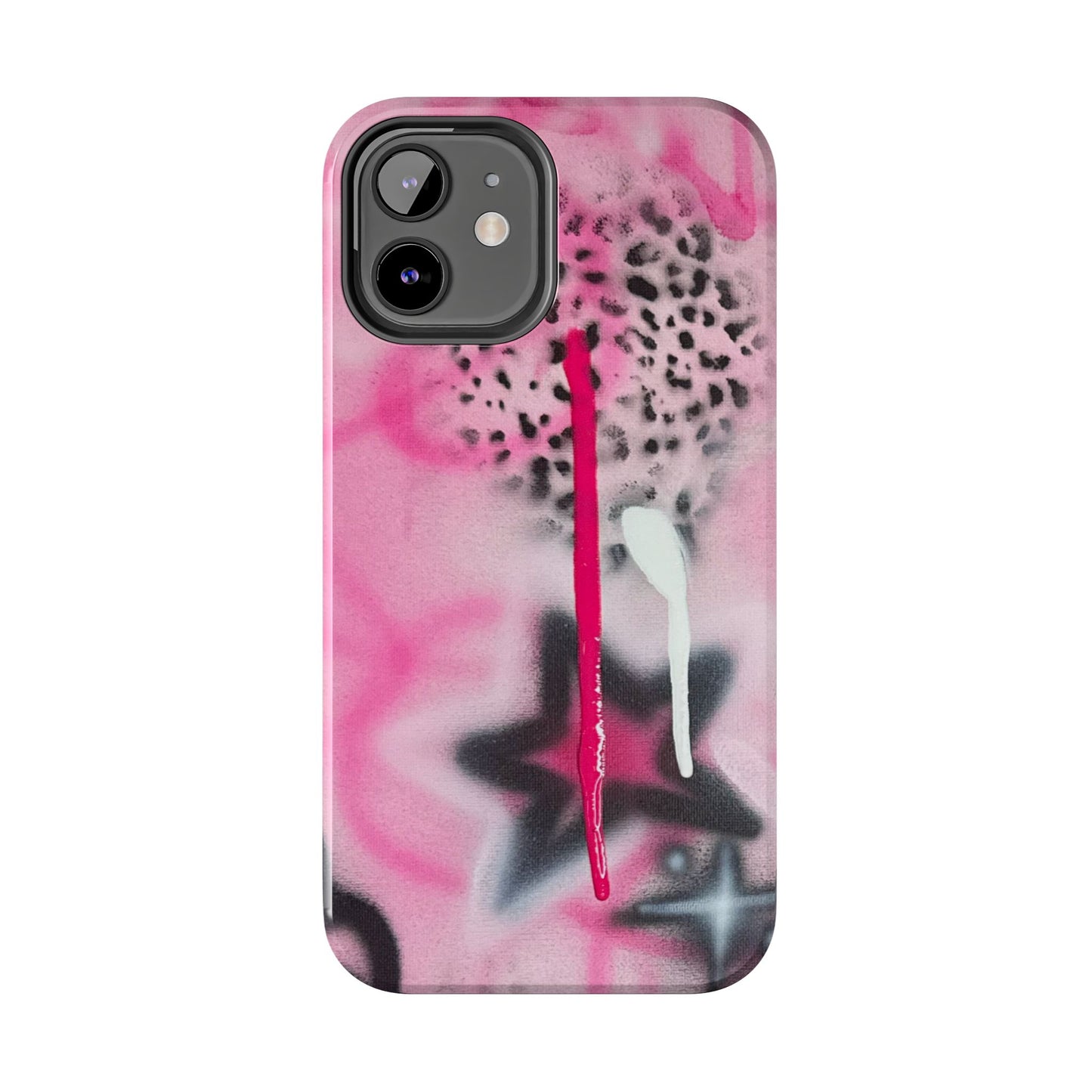 "pink cheetah" airbrush iPhone case