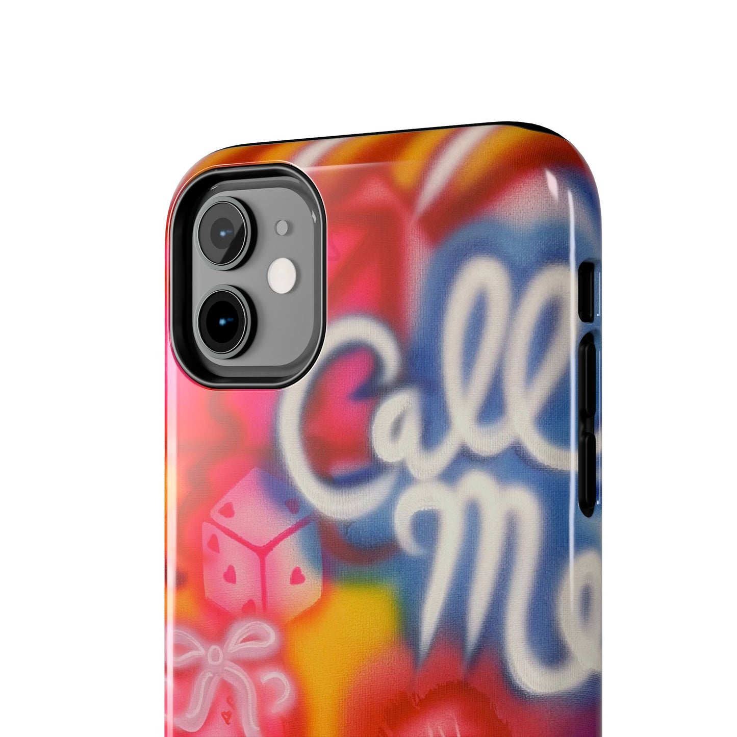 "CALL ME!" airbrush iPhone case
