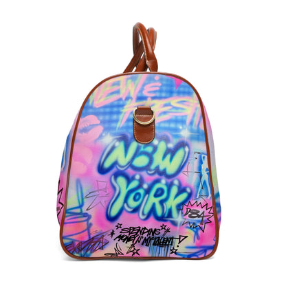"spending $$ is my talent" airbrush waterproof travel bag