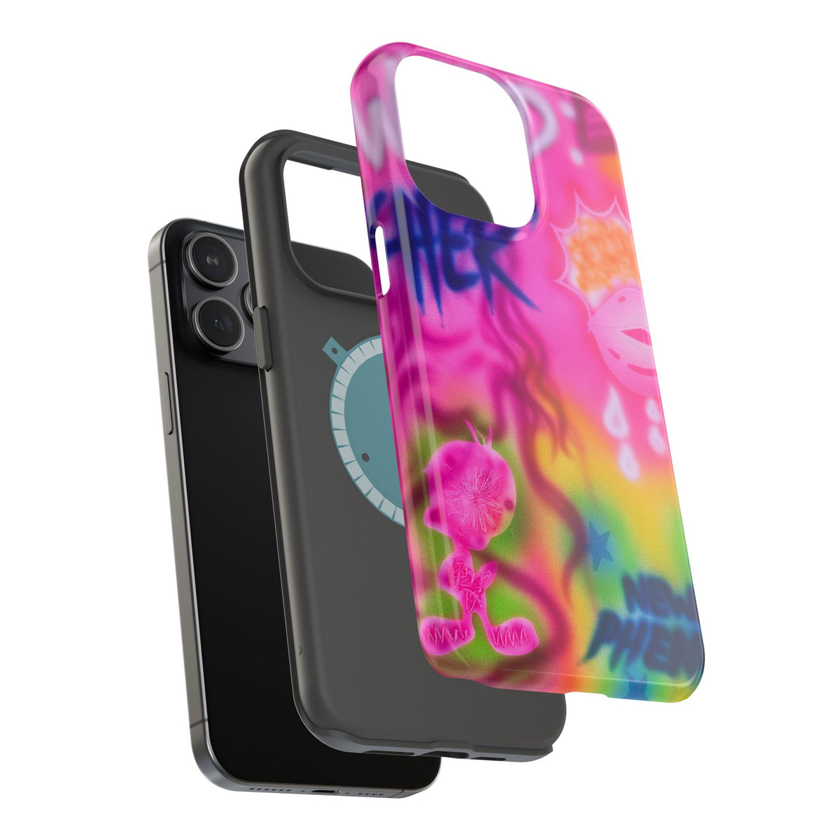 MagSafe "wanted" airbrush iPhone case