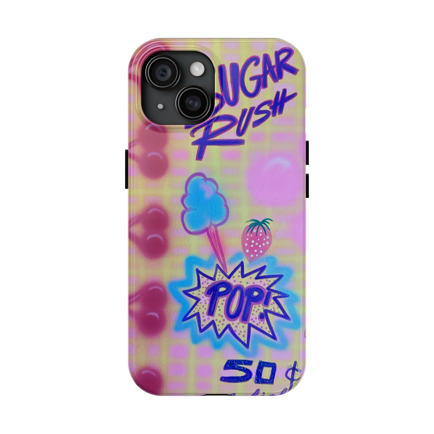 "sugar rush" airbrush iPhone case