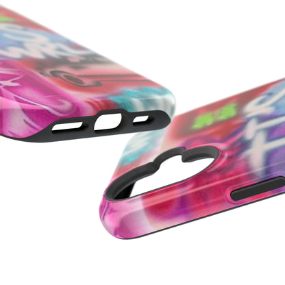 MagSafe „its ur WRLD“ Airbrush iPhone Hülle