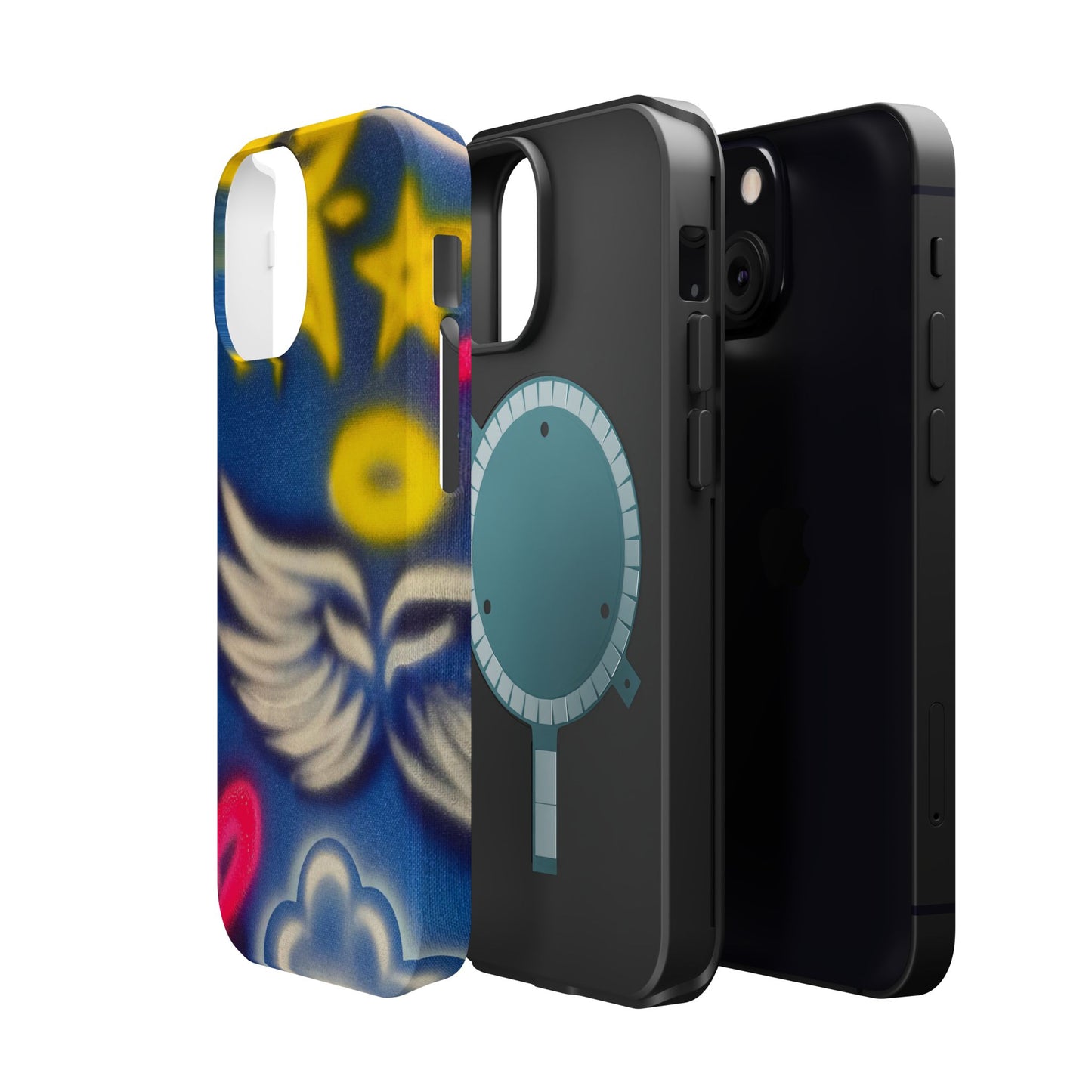MagSafe "celestial halo" airbrush iPhone case