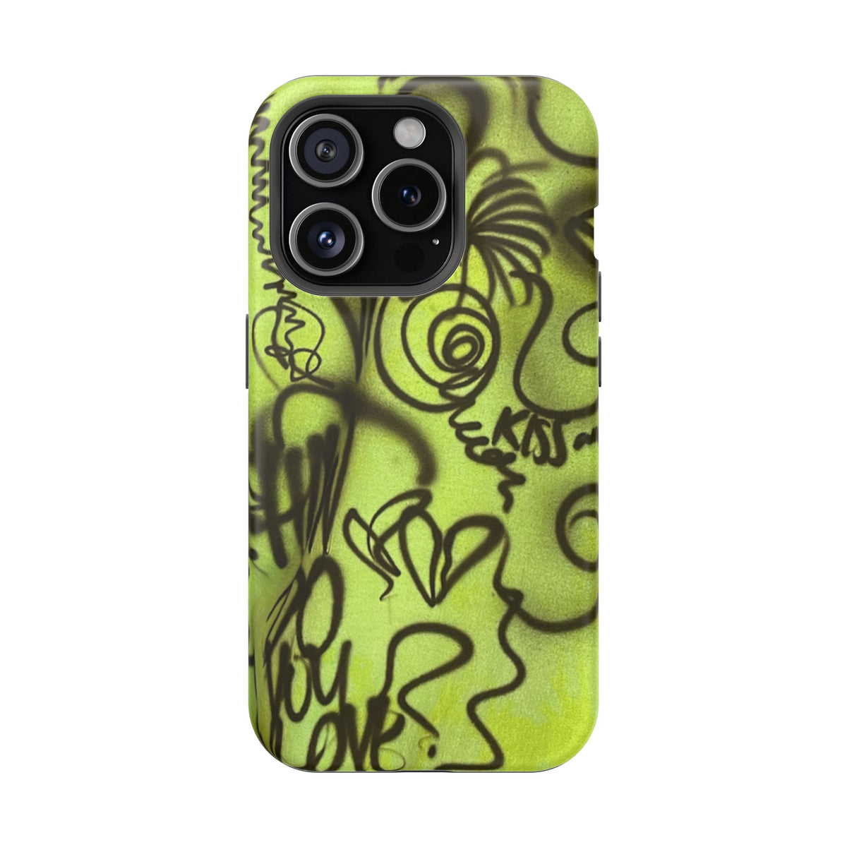 MagSafe "graphic discretion" airbrush iPhone case
