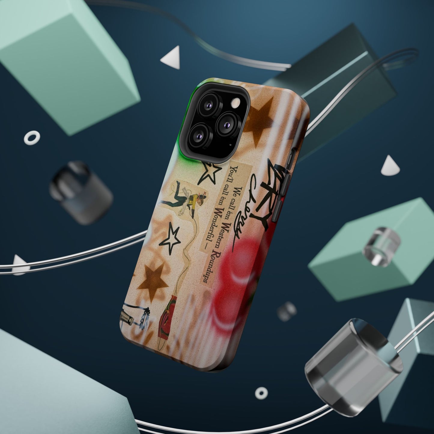 MagSafe "very cherry" airbrush iPhone case