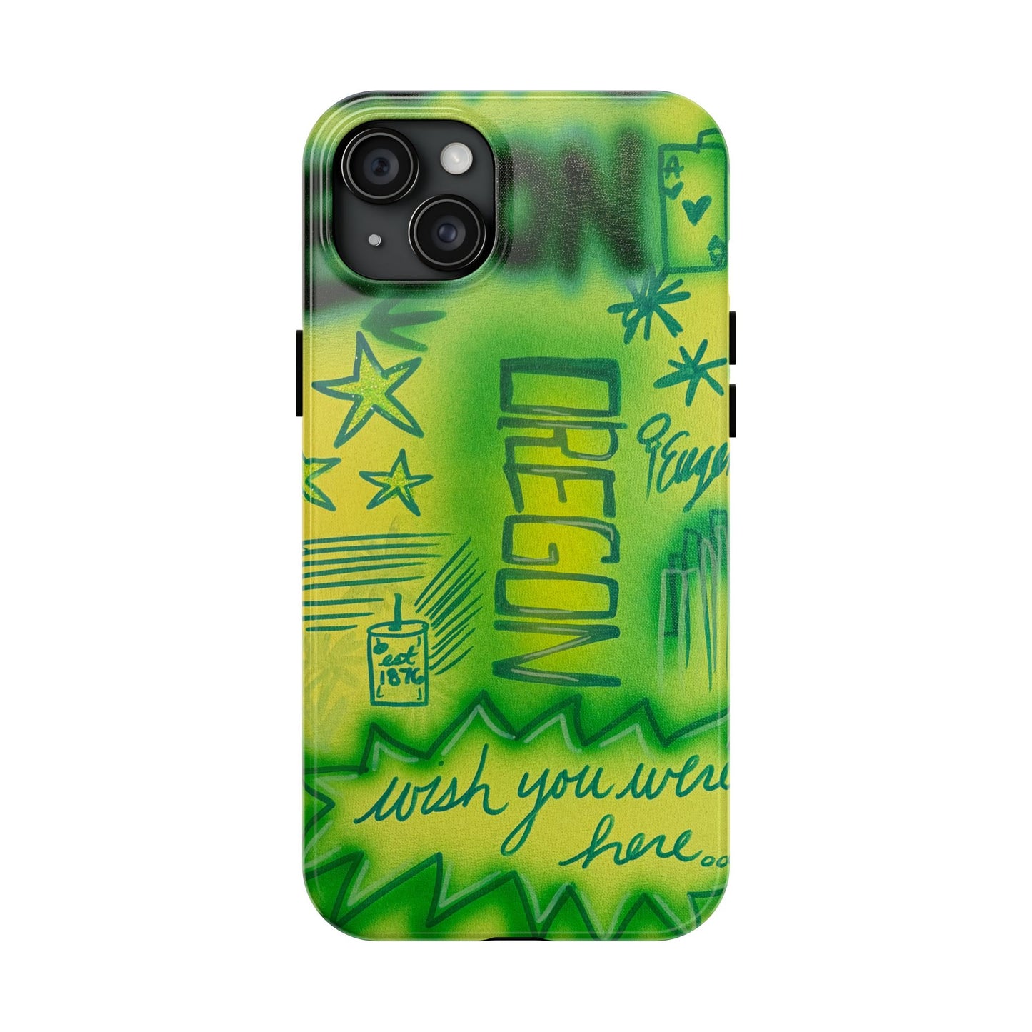 "oregon" airbrush iPhone case