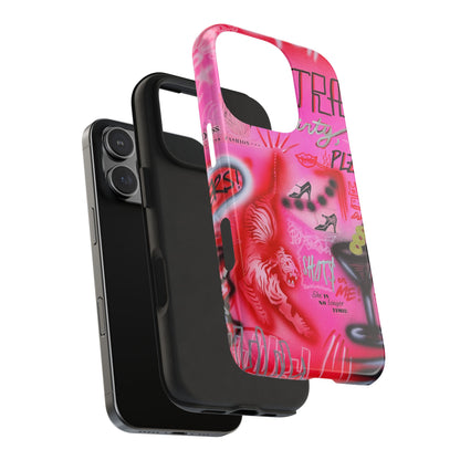 "extra dirty, plz!" airbrush iPhone case