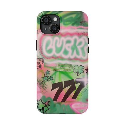"so lucky" airbrush iPhone case