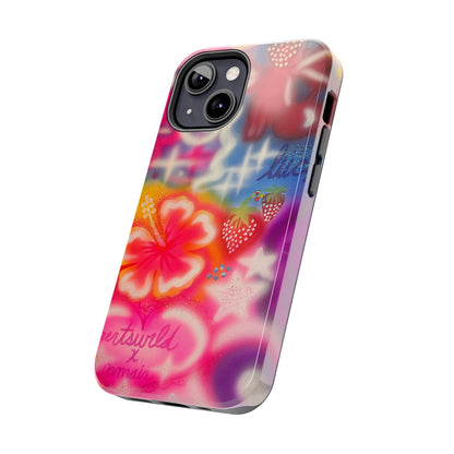 "luck and luv" airbrush iPhone case