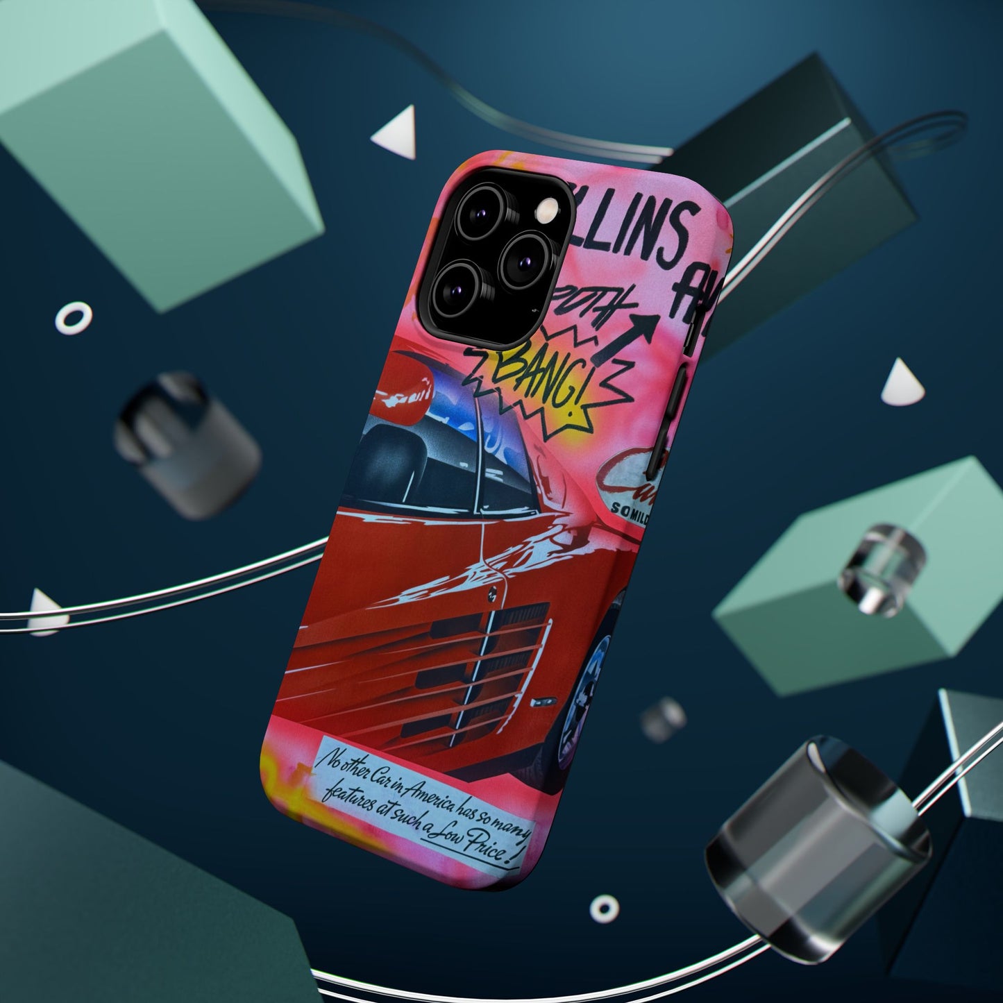 MagSafe "miami momentos" airbrush iPhone case