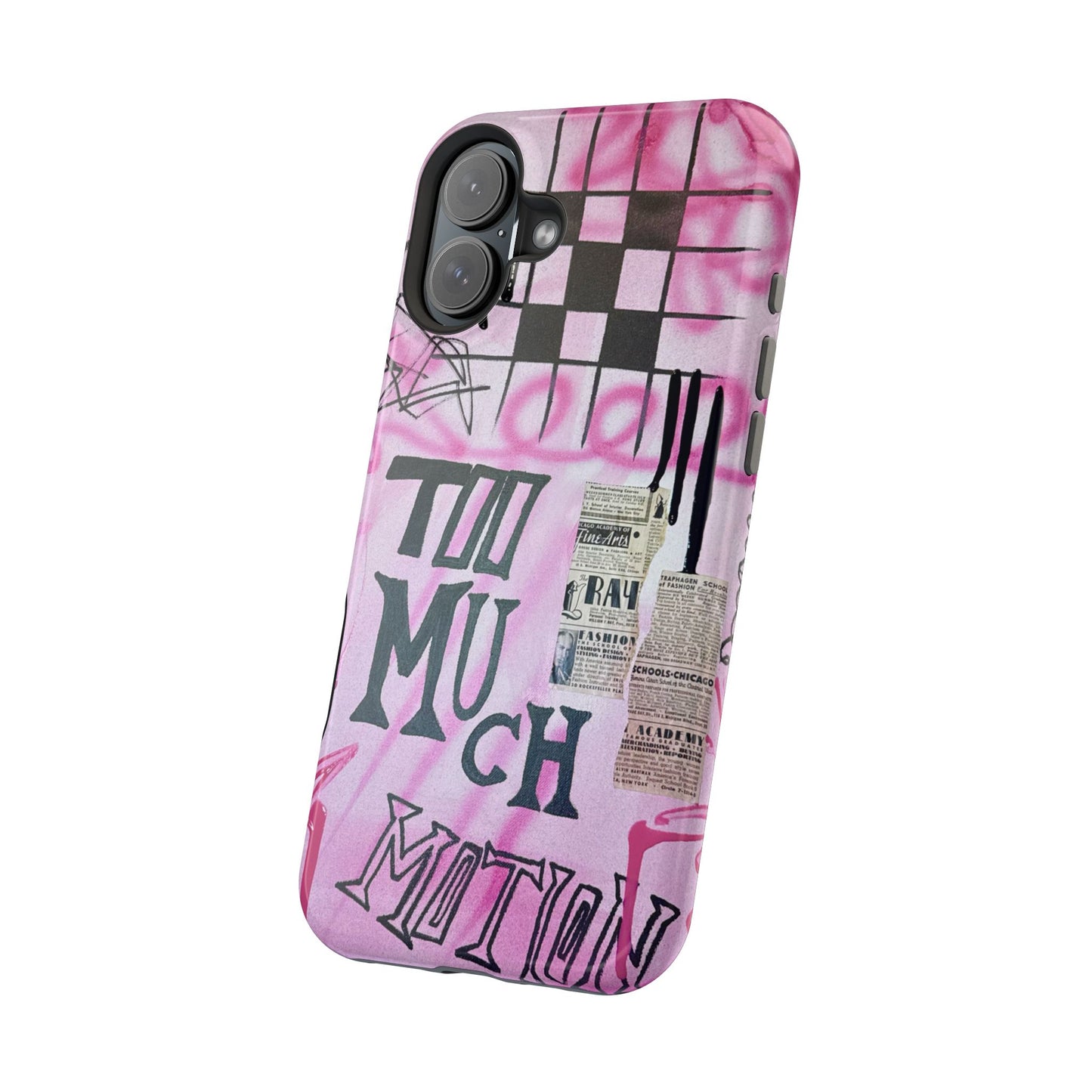 MagSafe "too much motion" airbrush iPhone case