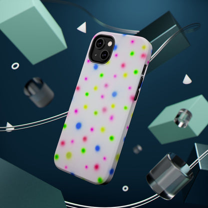 MagSafe "birthday cake polka dot" airbrush iPhone case