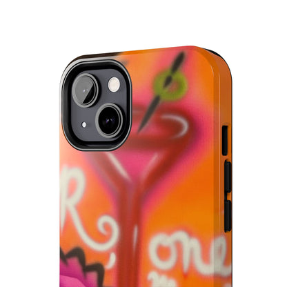 "one more drink!" airbrush iPhone case