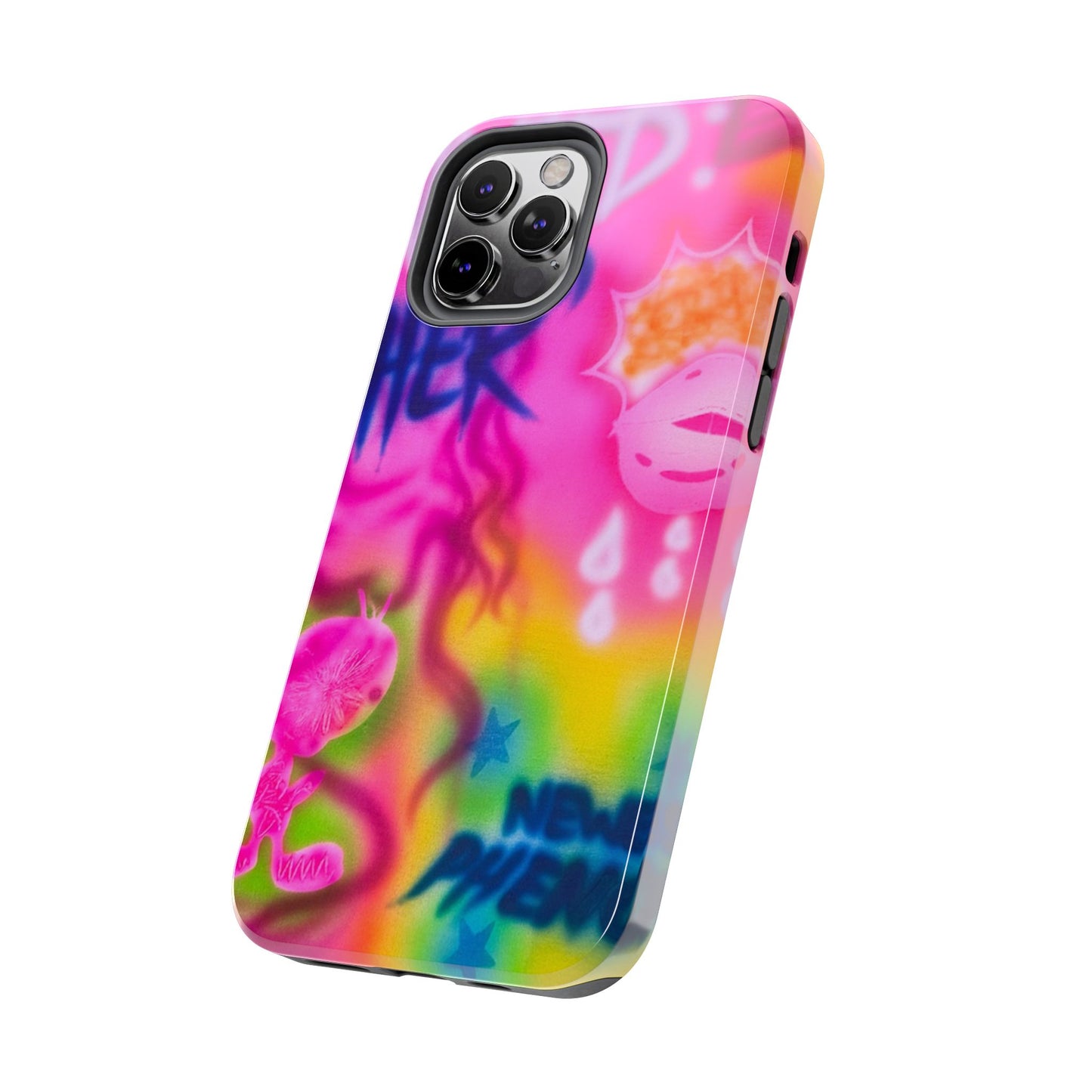"wanted" airbrush iPhone case