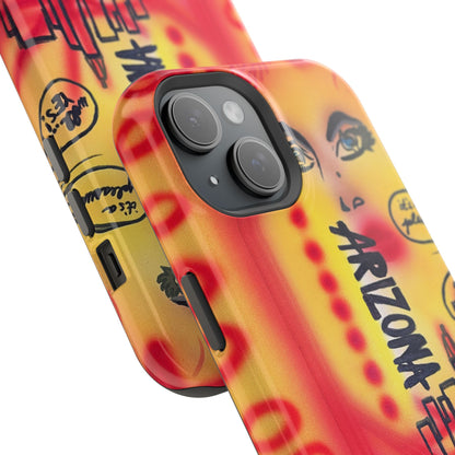 MagSafe "tempe, az" airbrush iPhone case