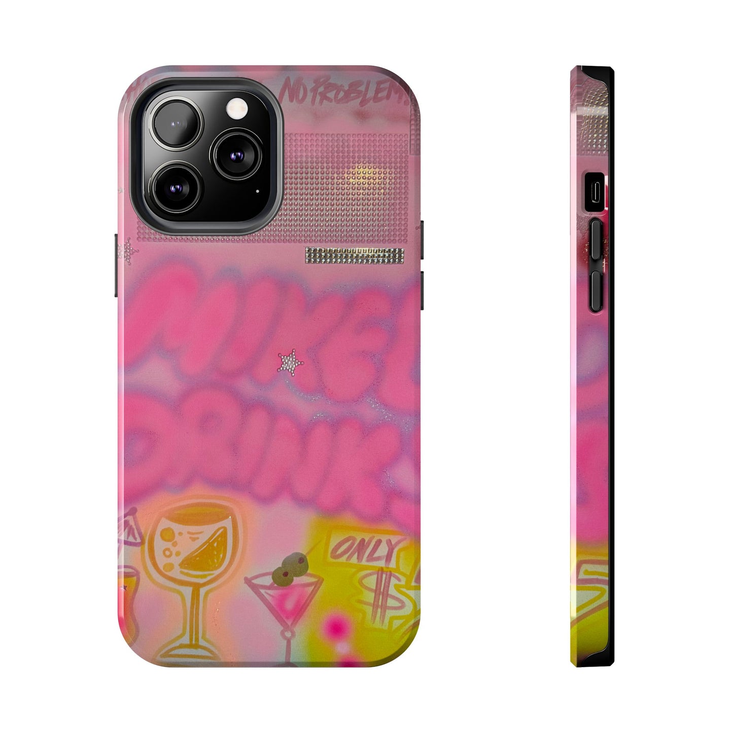 "mixed drinks" airbrush iPhone case