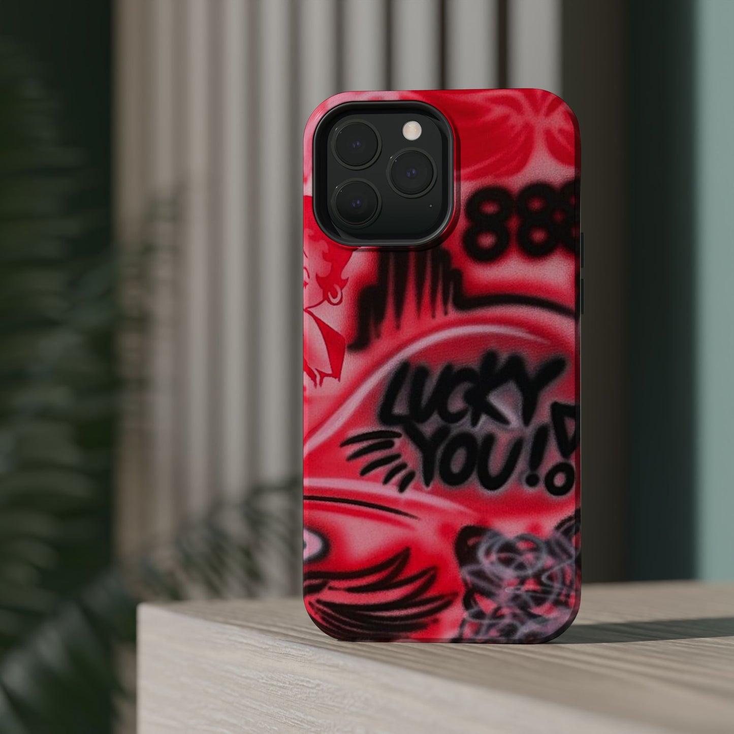 MagSafe „lucky you! pt. 2“ Airbrush iPhone Hülle