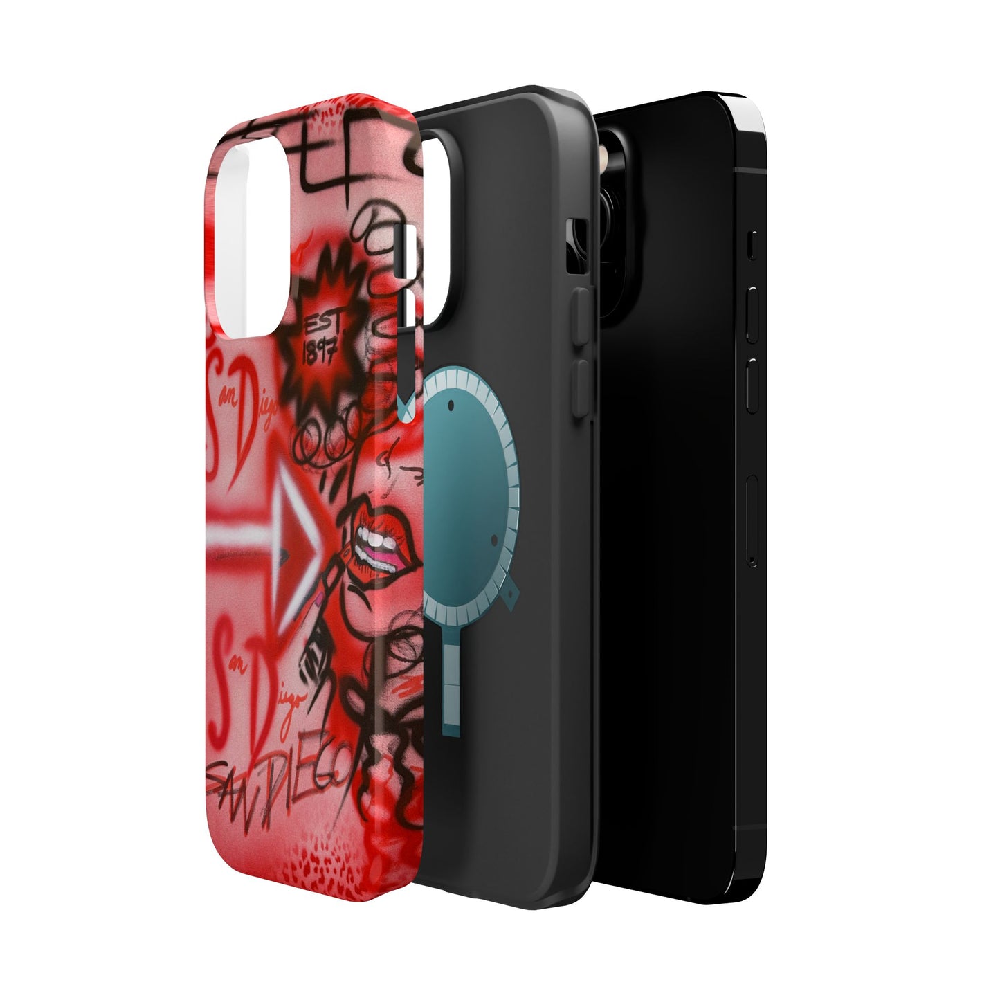 MagSafe "San Diego" Airbrush iPhone-Hülle