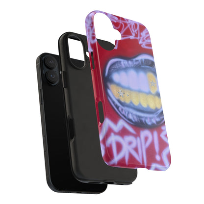 "tooth drip" airbrush iPhone case
