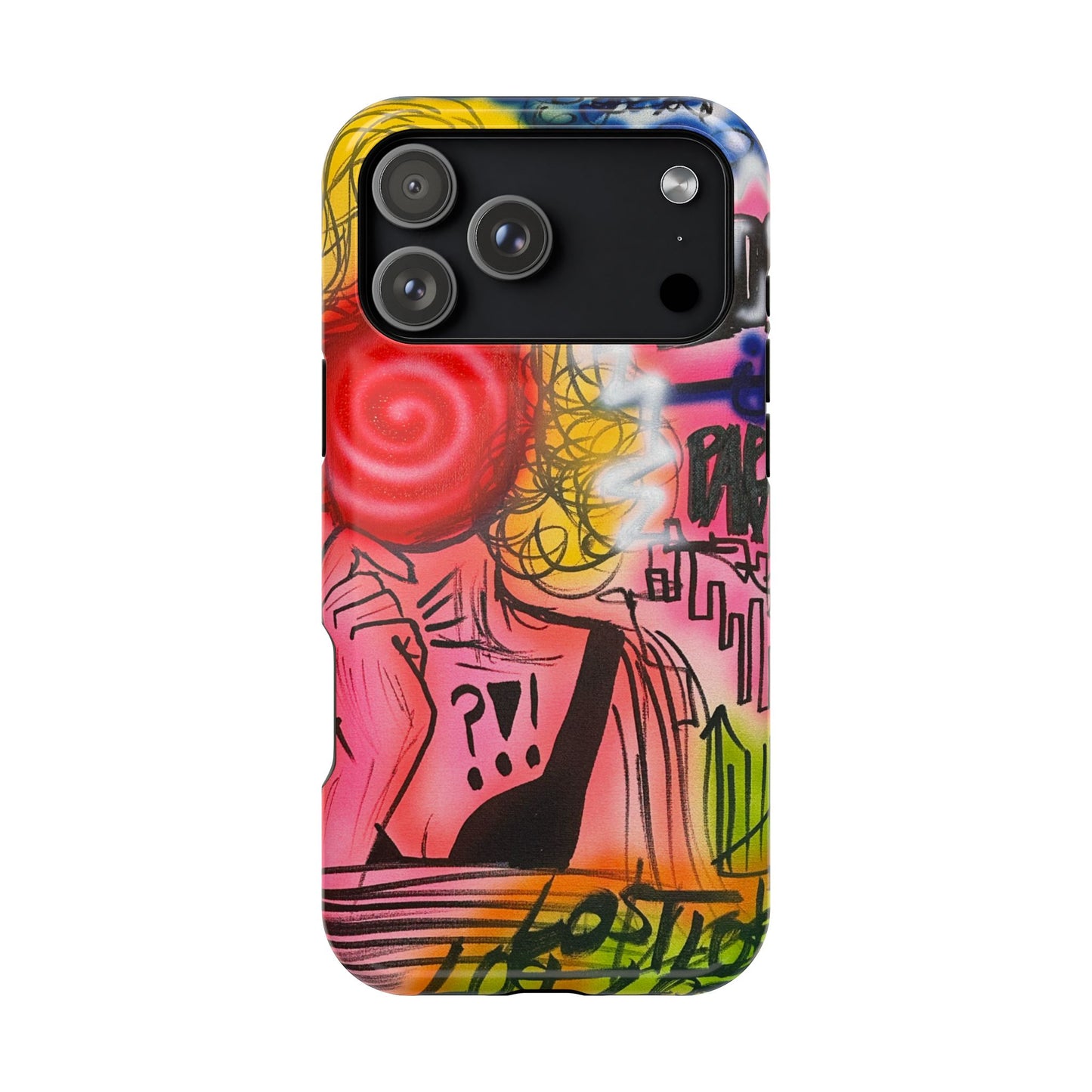 MagSafe „Lost in Paradise“ Airbrush-iPhone-Hülle
