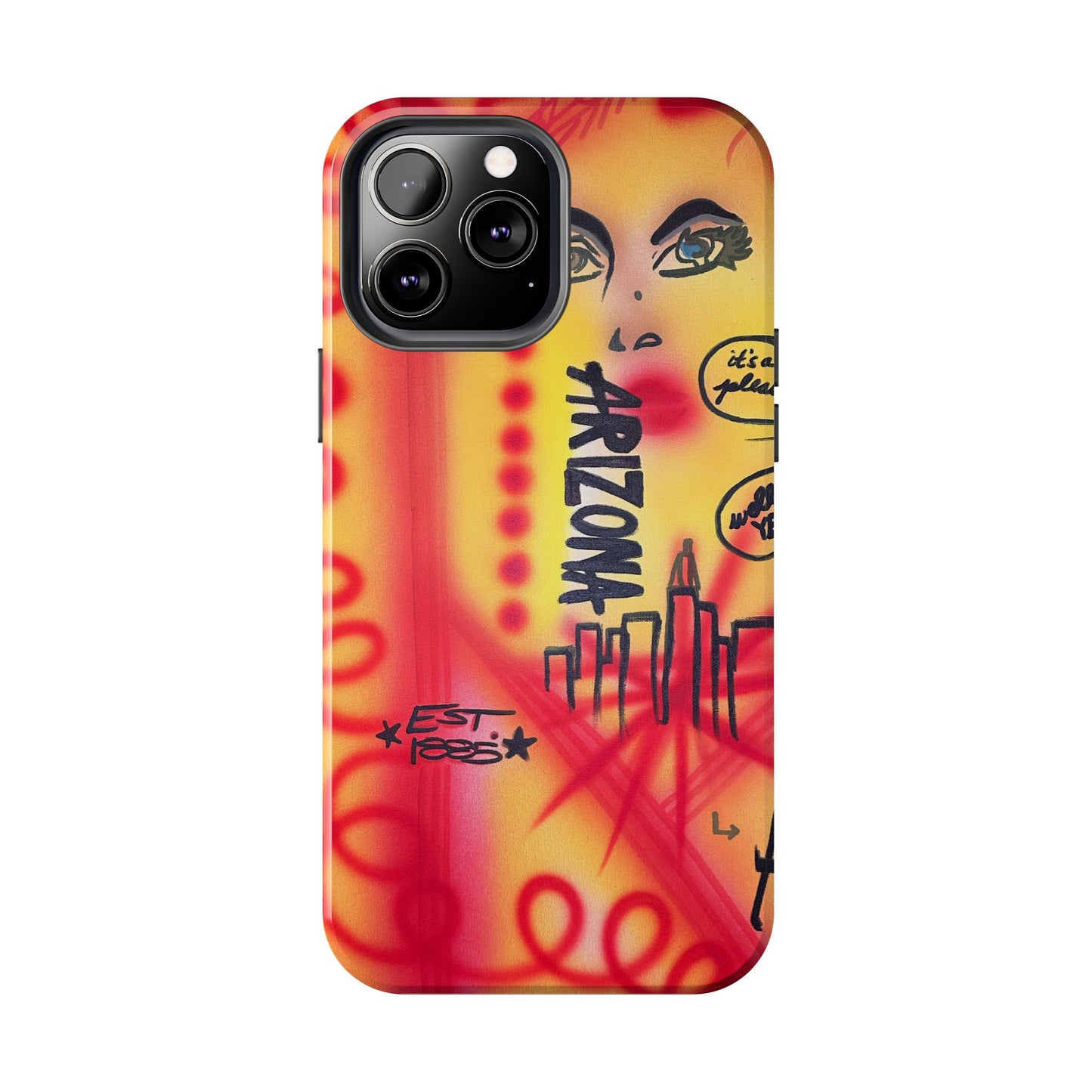 "arizona state university" airbrush iPhone case