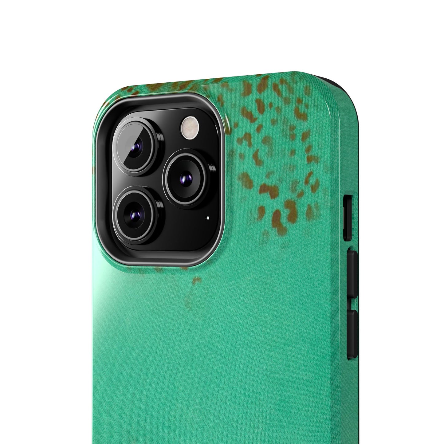 "teal cheetah" airbrush iPhone case