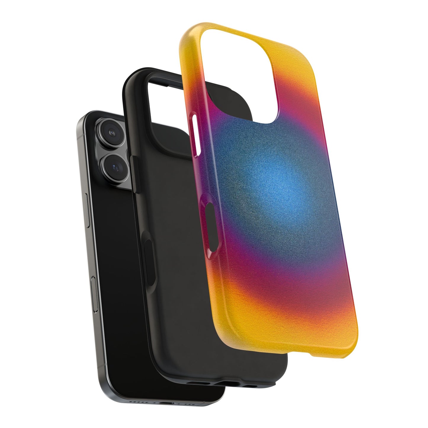 "blue raspberry aura" airbrush iPhone case