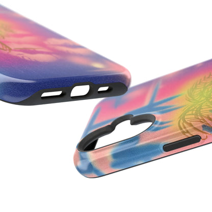 MagSafe "glowy night" airbrush iPhone case