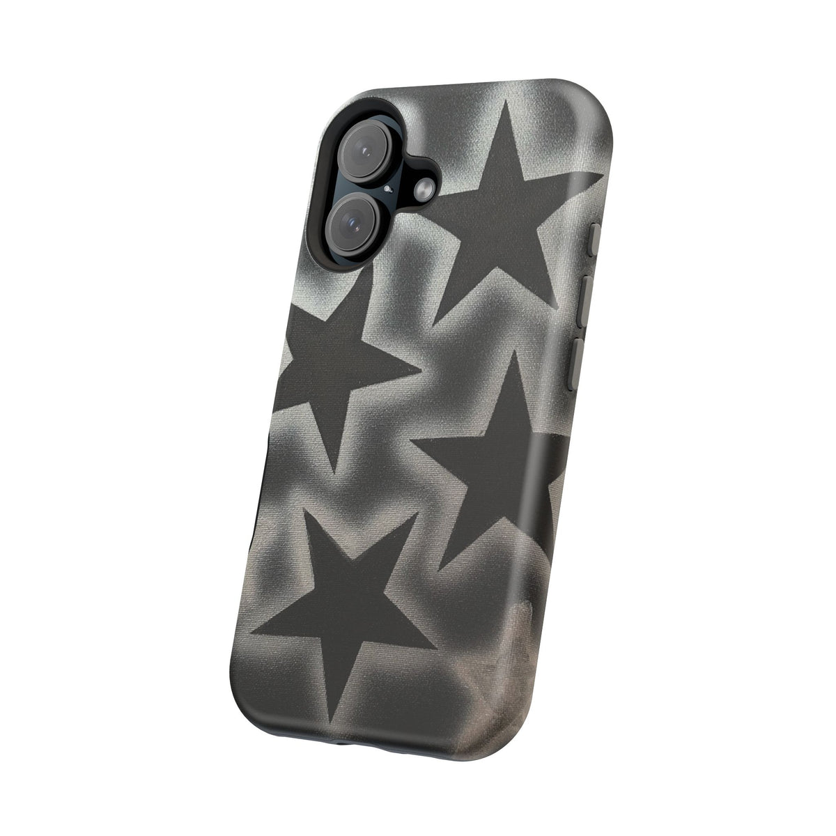 MagSafe "chrome stars" airbrush iPhone case