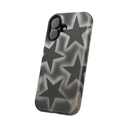 MagSafe "chrome stars" airbrush iPhone case