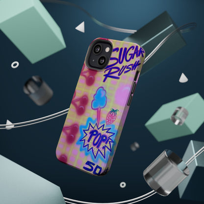 MagSafe "sugar rush" airbrush iPhone case
