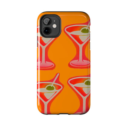 "shaken, not stirred” airbrush iPhone case