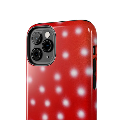"cherry crush polka dot" airbrush iPhone case