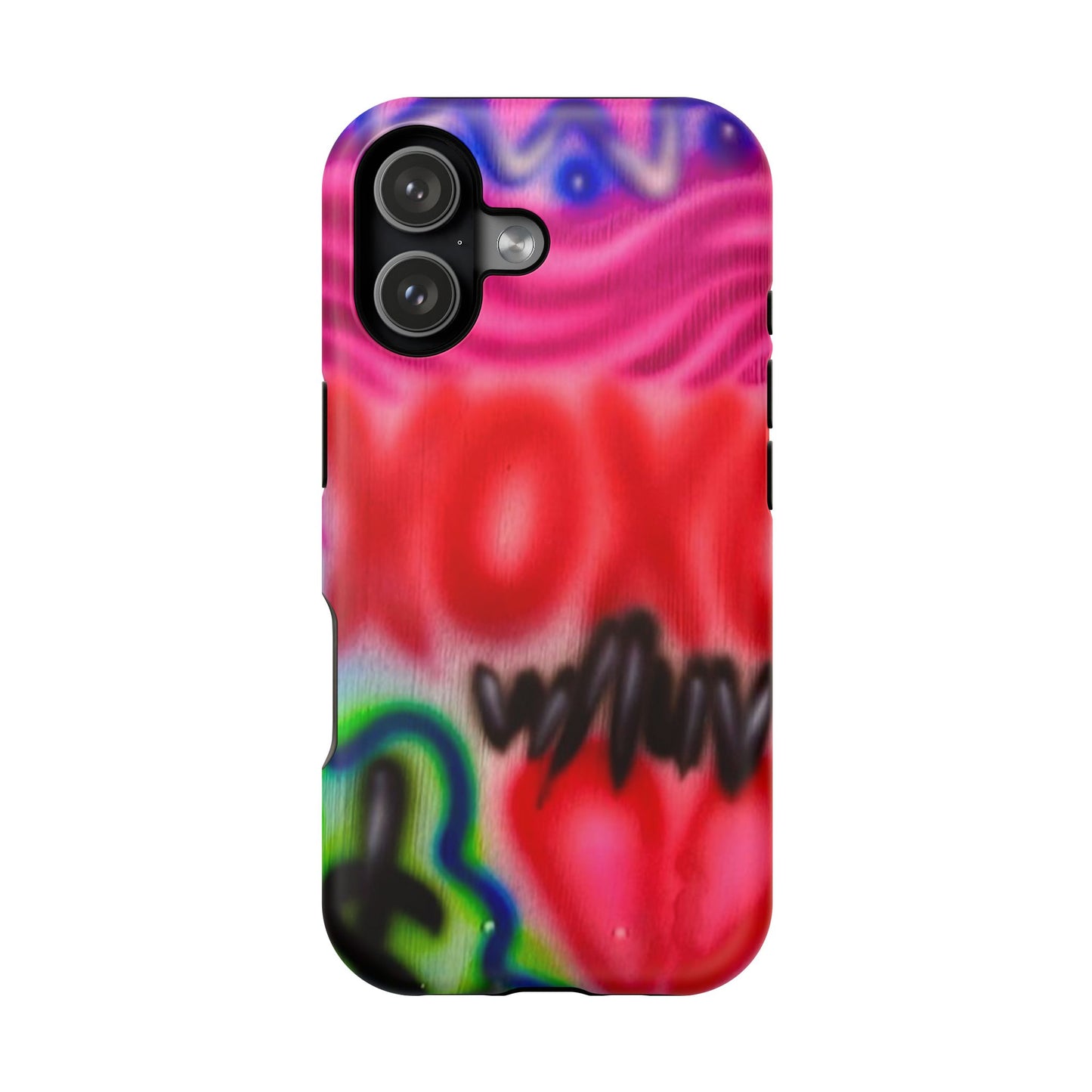 MagSafe Airbrush-iPhone-Hülle „with luv, xoxo“