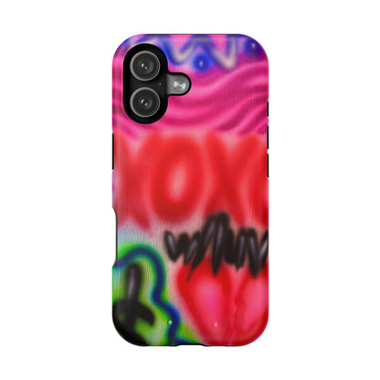 MagSafe Airbrush-iPhone-Hülle „with luv, xoxo“