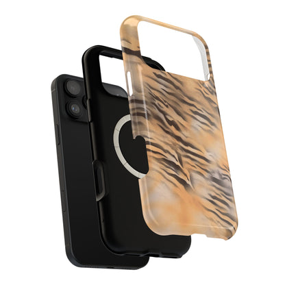 MagSafe "neutral tiger" airbrush iPhone case