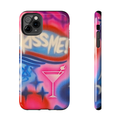 "kiss me pt. 2" airbrush iPhone case