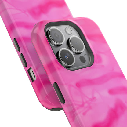 MagSafe "pink camo" airbrush iPhone case