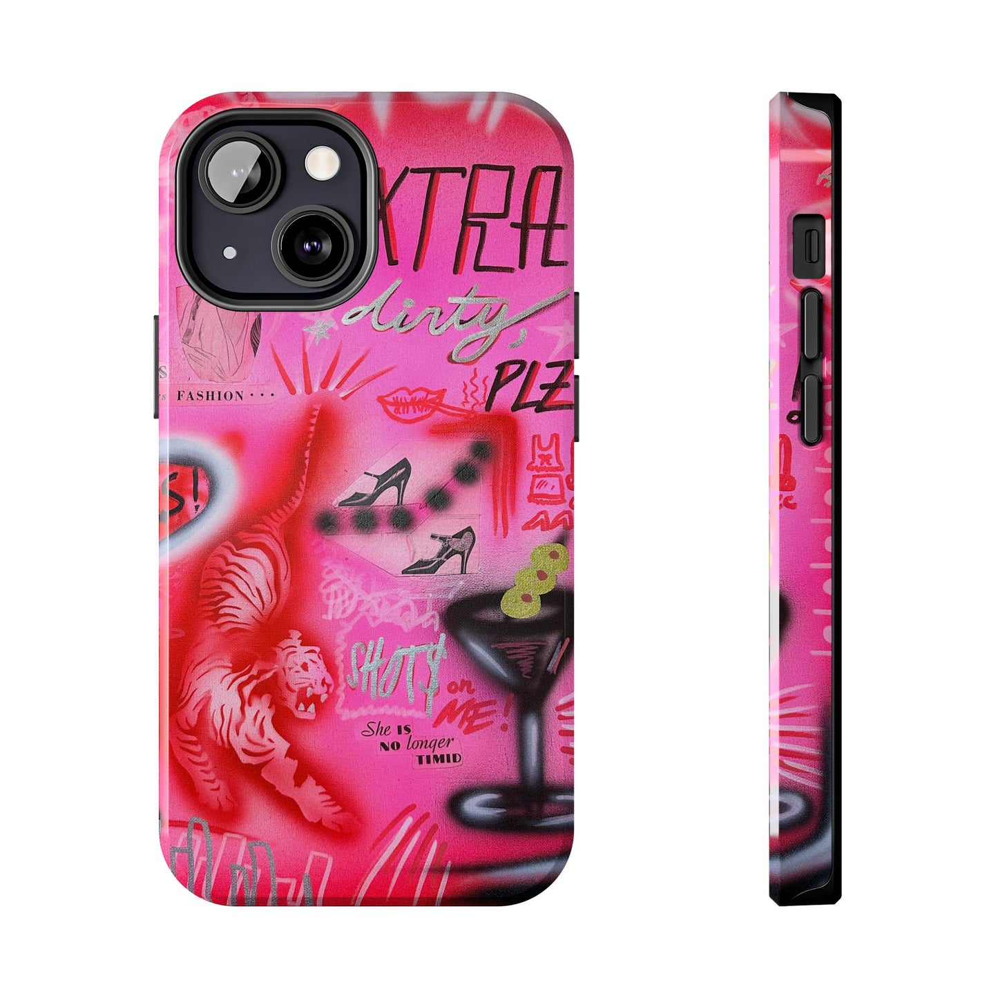 "extra dirty, plz!" airbrush iPhone case