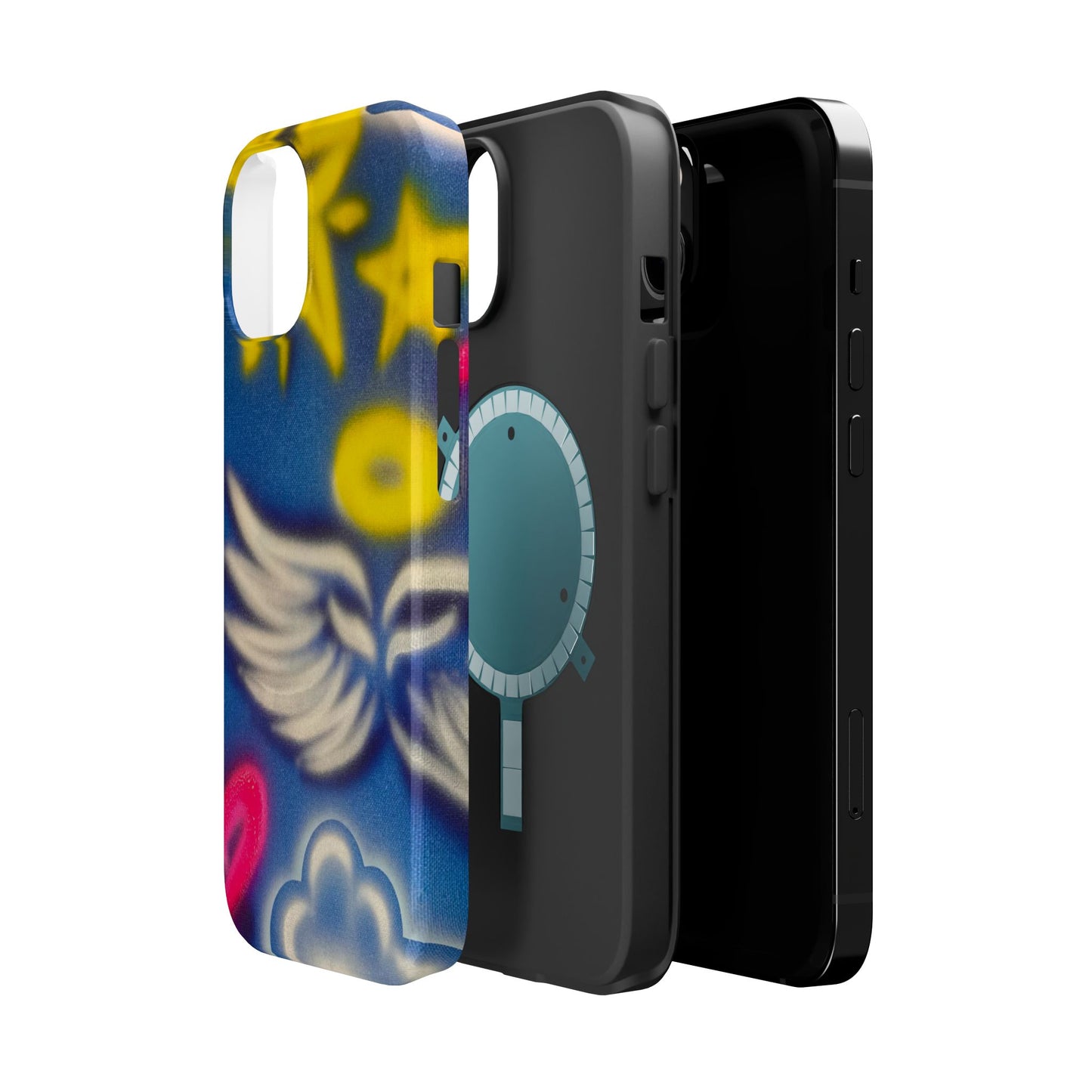 MagSafe "celestial halo" airbrush iPhone case