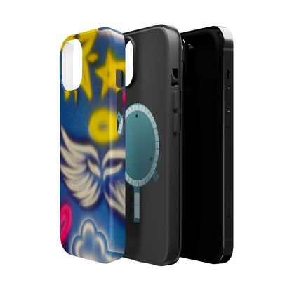 MagSafe "celestial halo" airbrush iPhone case